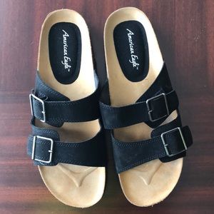 ⚫️BLACK American Eagle Sandals⚫️